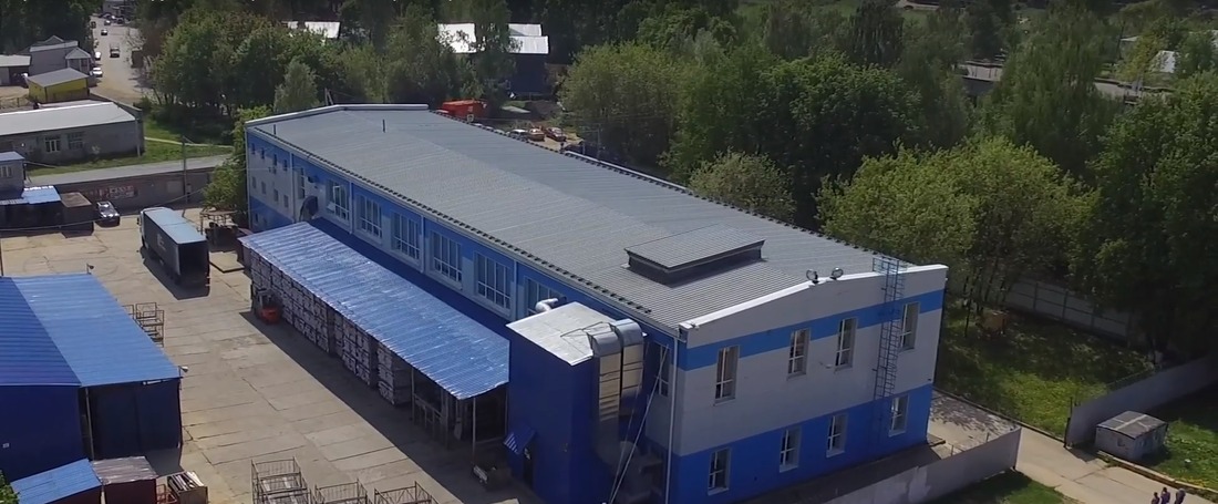 Производственная площадка филиала ООО "Газпром стройТЭК" в городе Струнино
